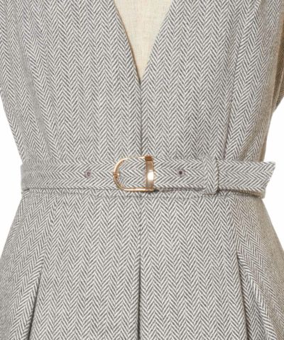 Belt up (light gray×white)