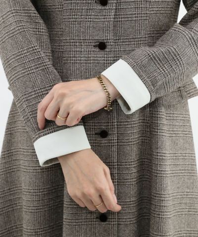 brown×white / 158cm