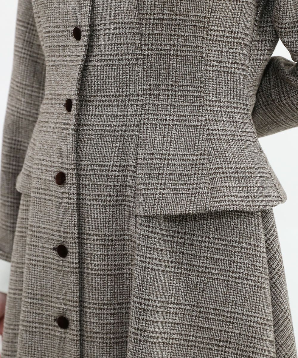 brown×white / 158cm