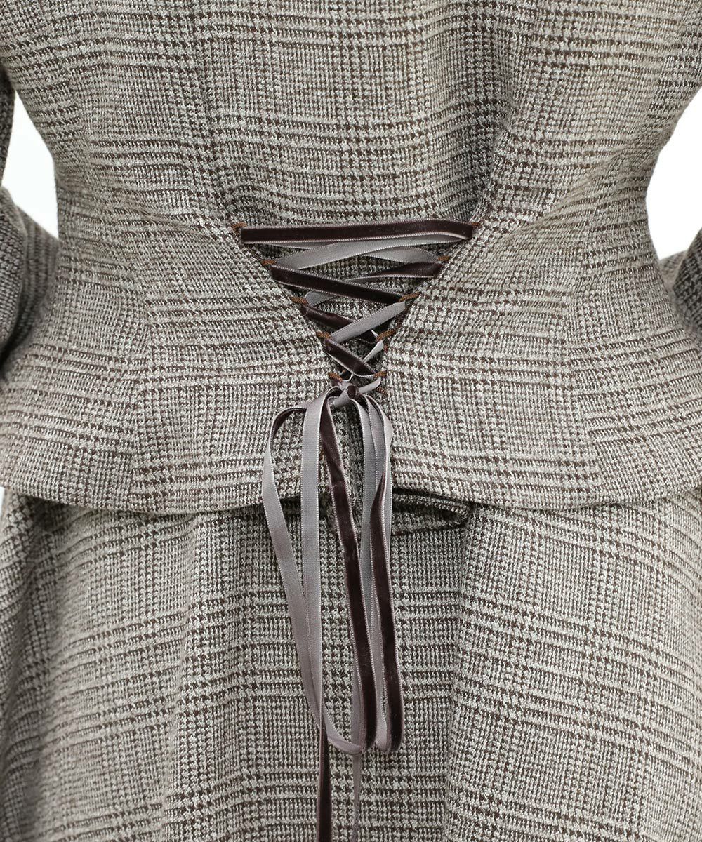 brown×white / 158cm