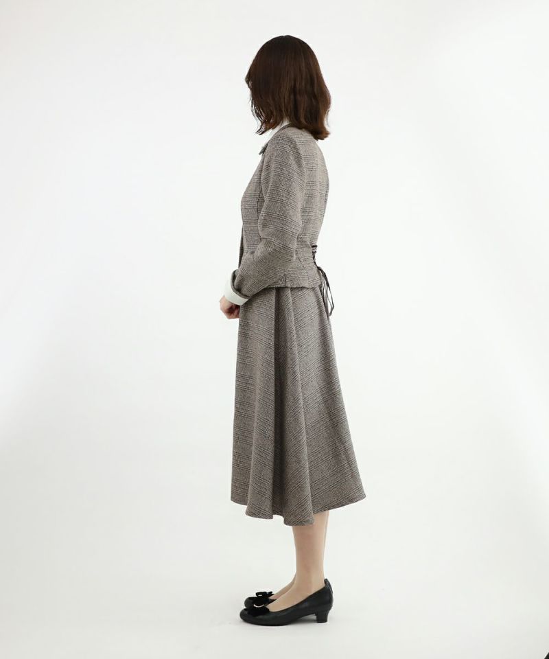 brown×white / 158cm