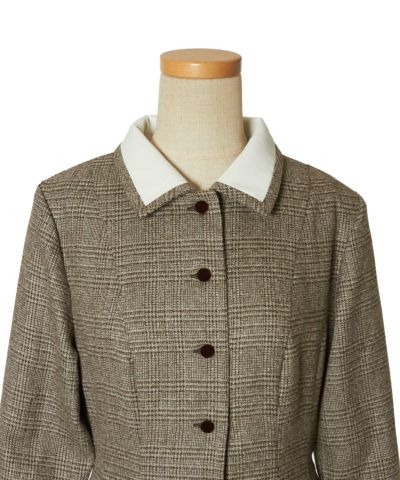 Front up (brown x white)