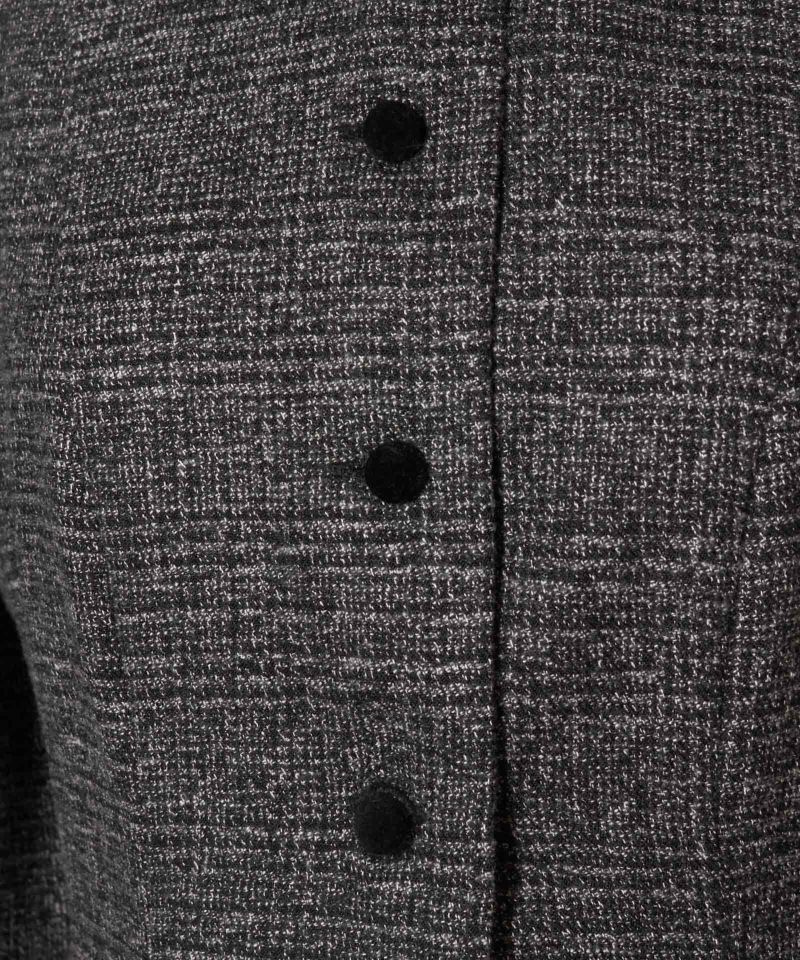 釦アップ (black×gray)