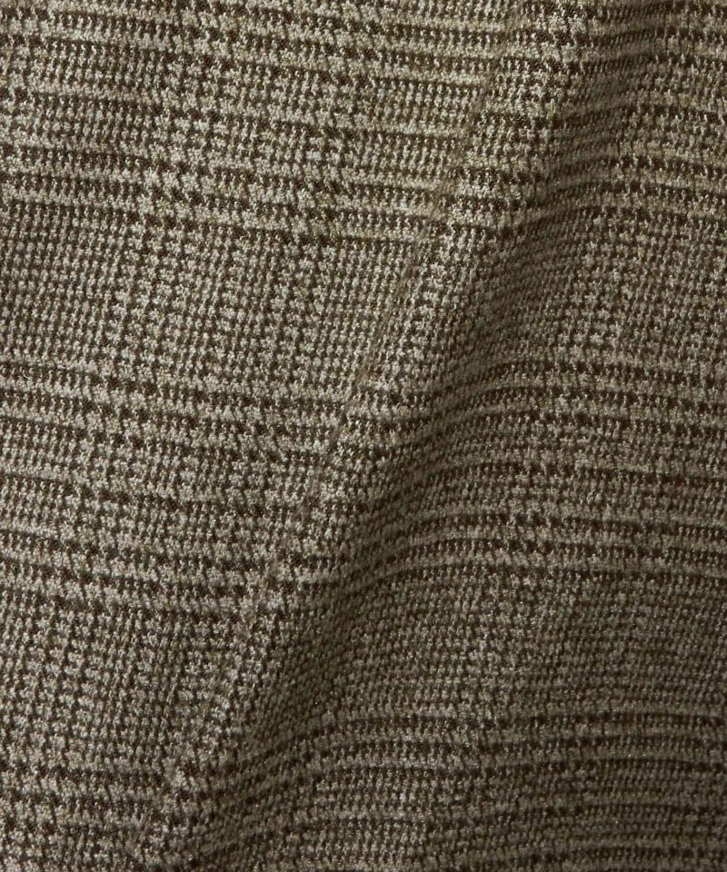 生地アップ (brown×white)