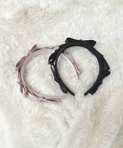 □Multiple Petit Ribbon Headband/F int [48AB17a008]