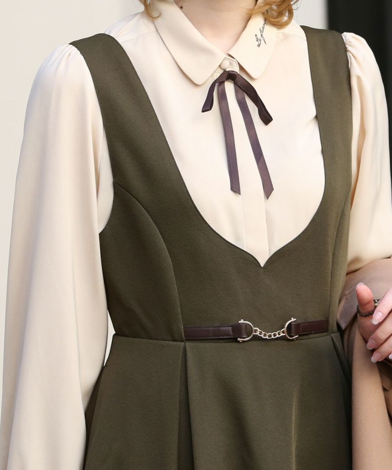 khaki / 160cm