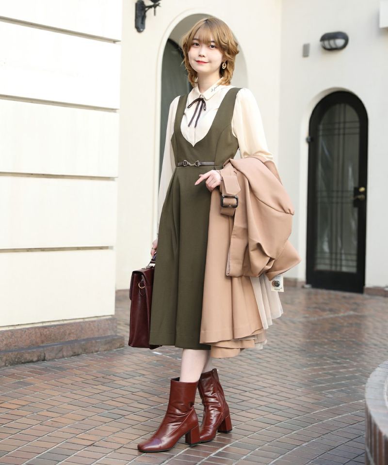 beige×brown / 160cm