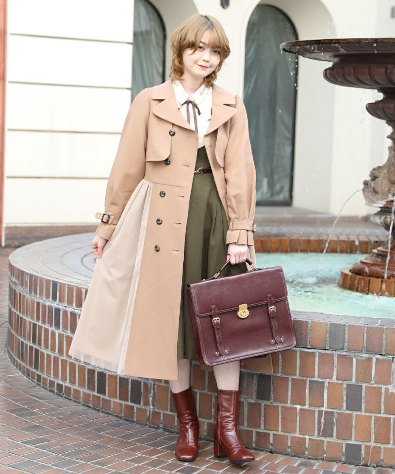 beige×brown / 160cm