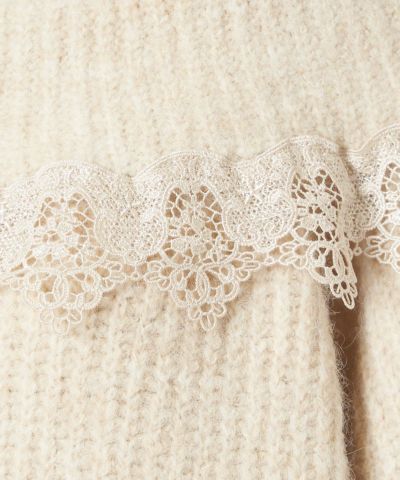 Lace part (ivory)