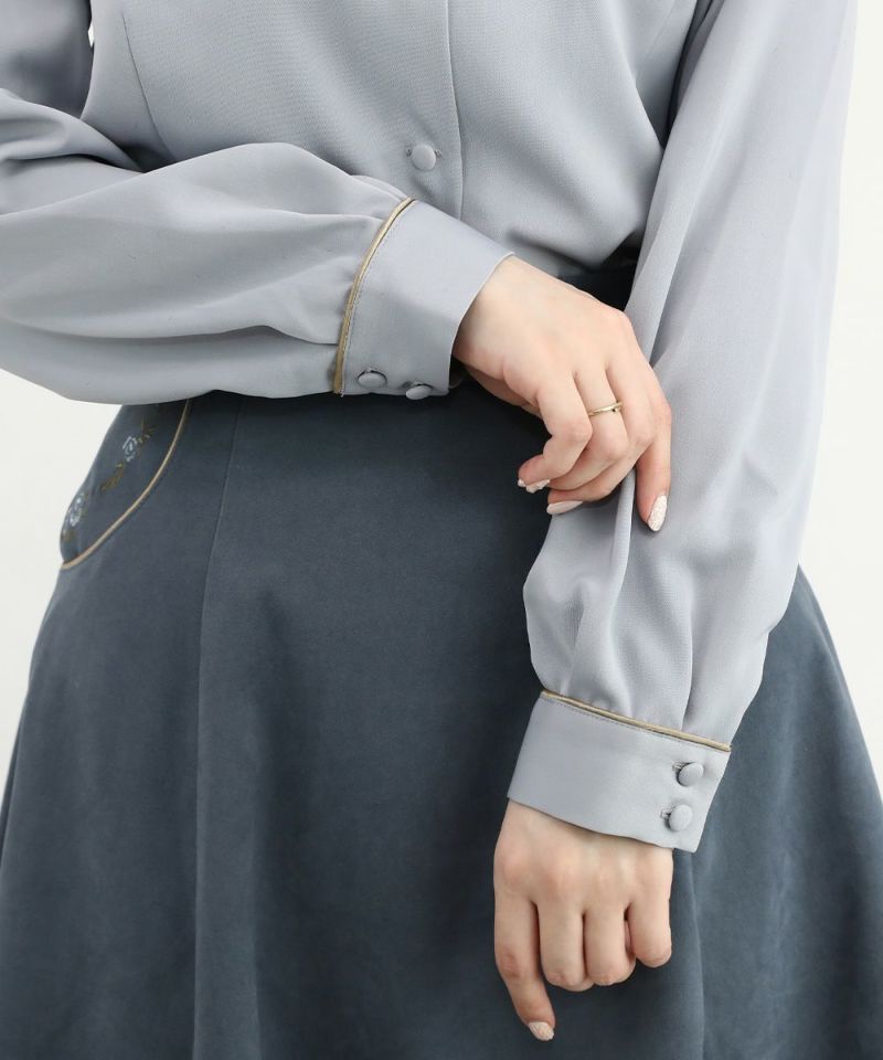 blue gray / 155 cm