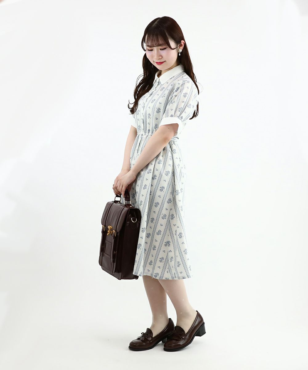 light blue×white / 155cm