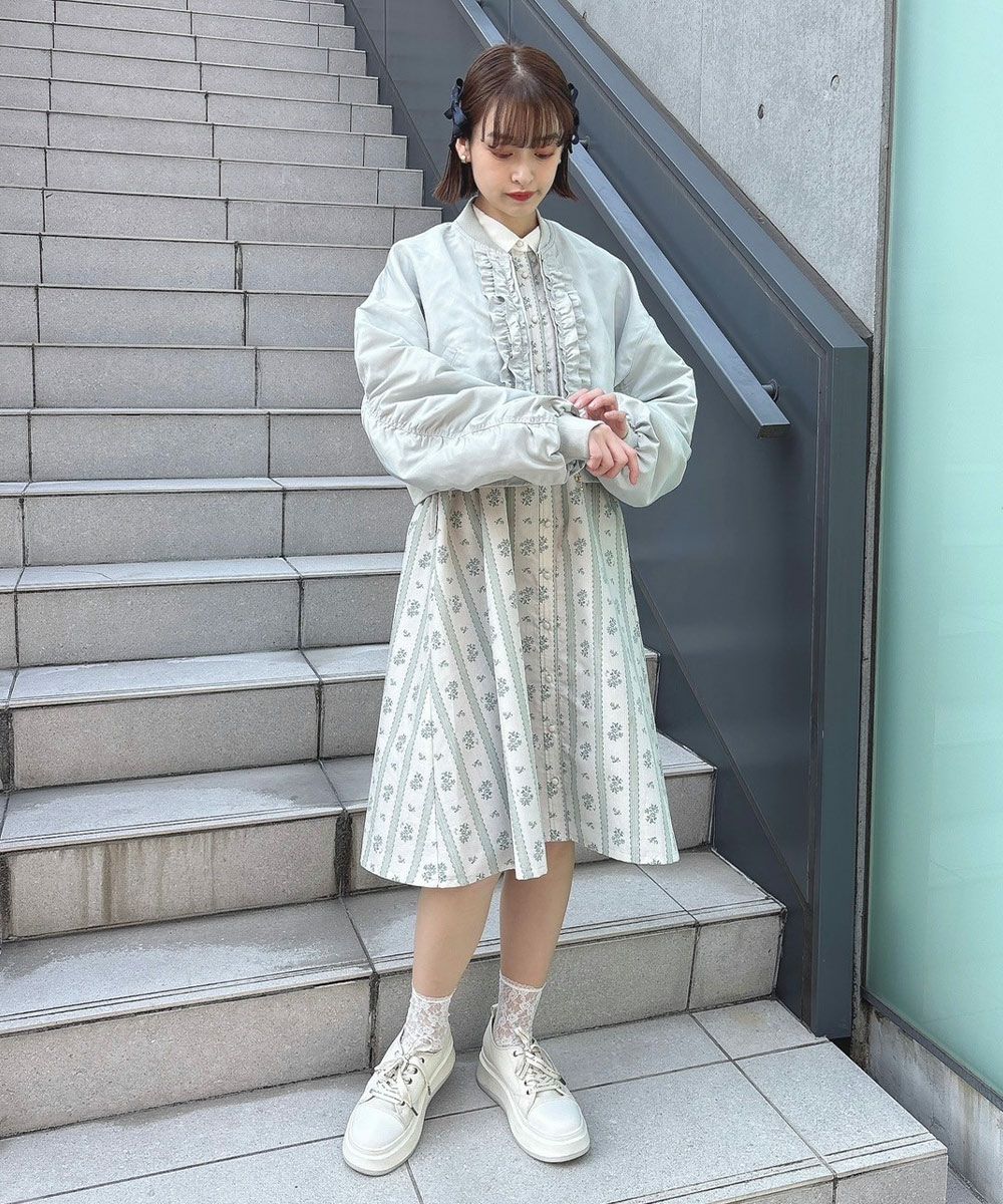 light green×white / 165cm