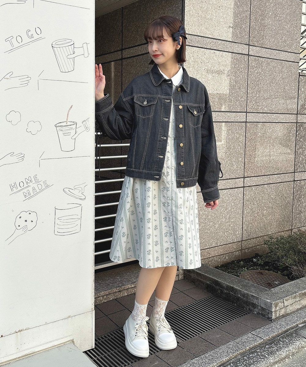 light green×white / 165cm