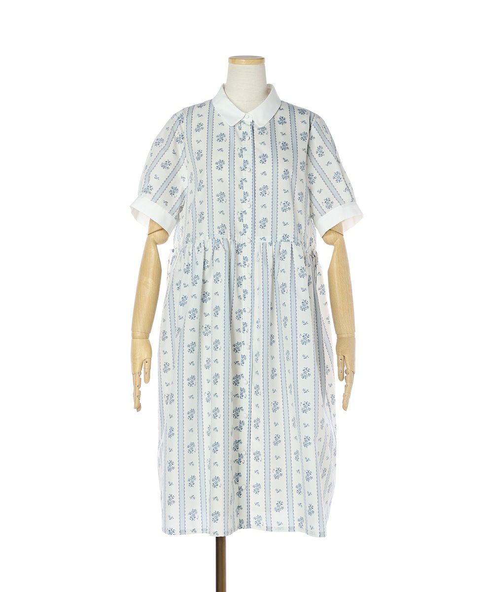 絞らない状態 (light blue×white)