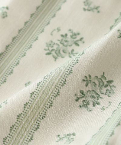 Fabric up (light green x white)