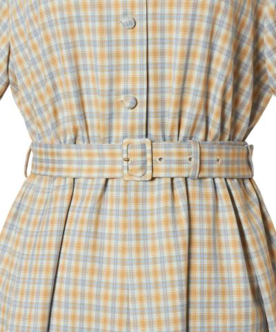 Belt (beige×blue)