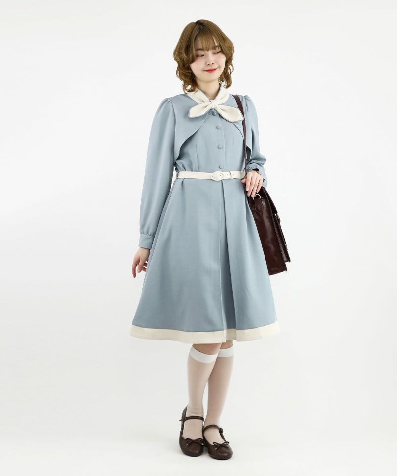 light blue×white / 160cm