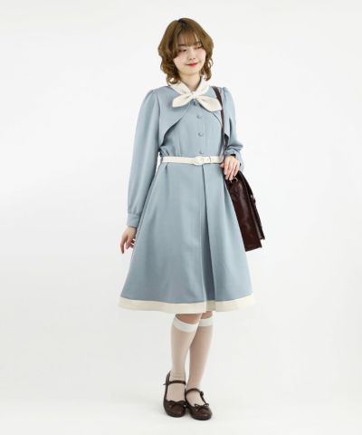 light blue×white / 160cm