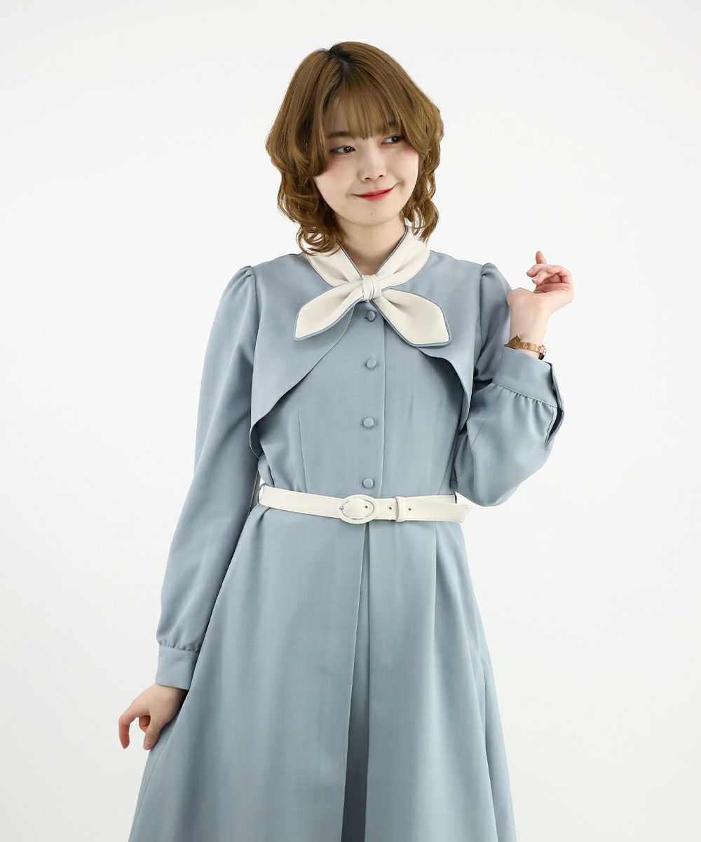 light blue×white / 160cm