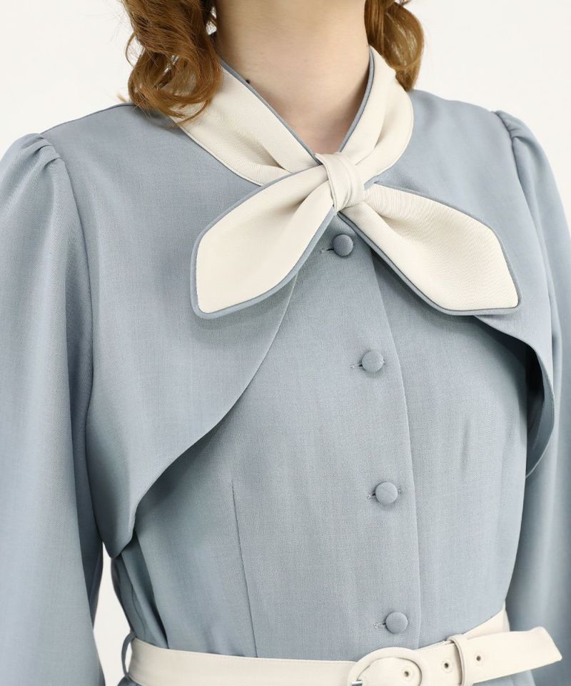 light blue×white / 160cm