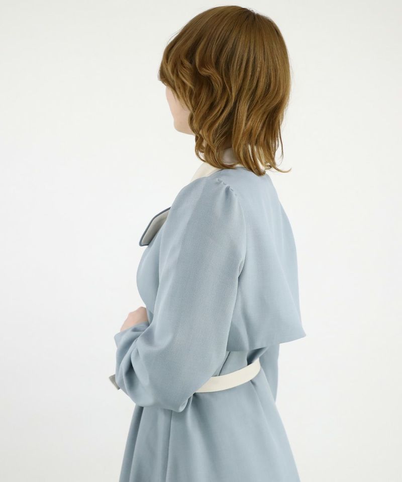 light blue×white / 160cm