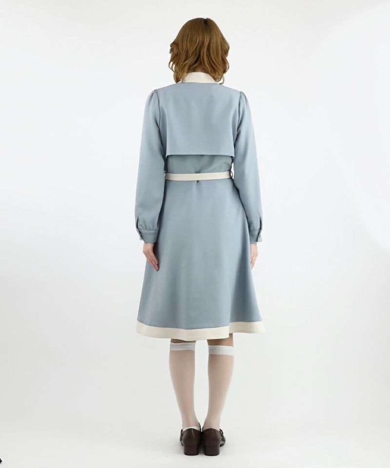 light blue×white / 160cm