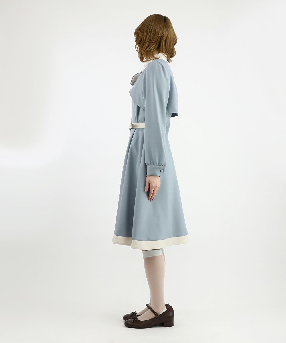 light blue×white / 160cm