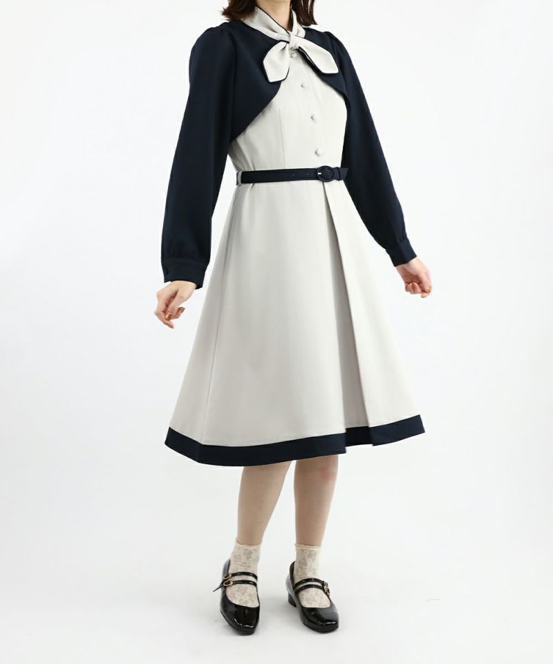 gray×navy / 158cm