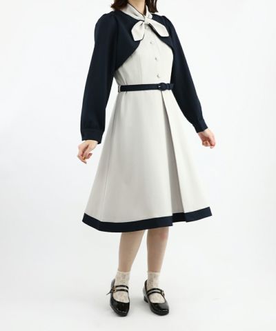 gray×navy / 158cm