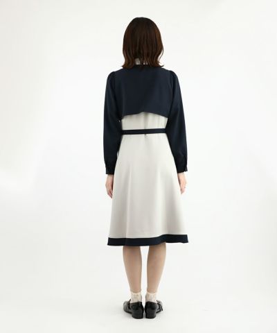 gray×navy / 158cm