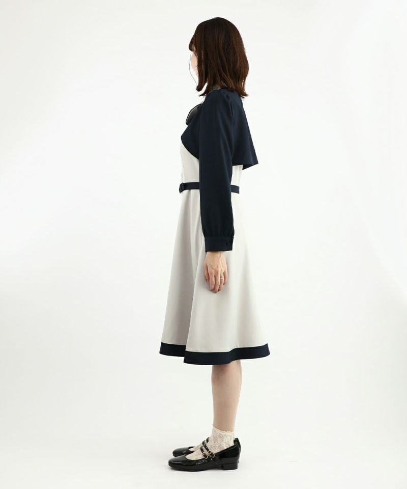 gray×navy / 158cm