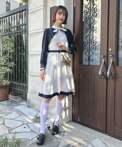 gray×navy / 165cm