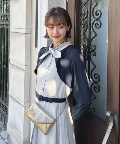 gray×navy / 165cm