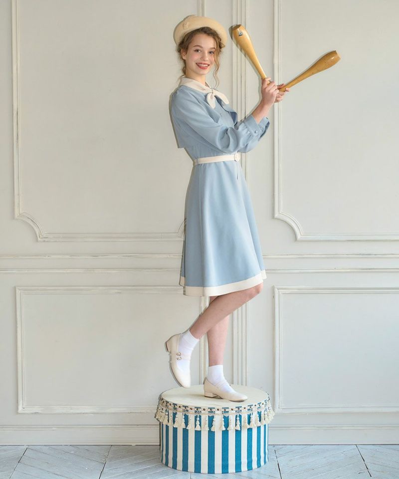 Light blue × white