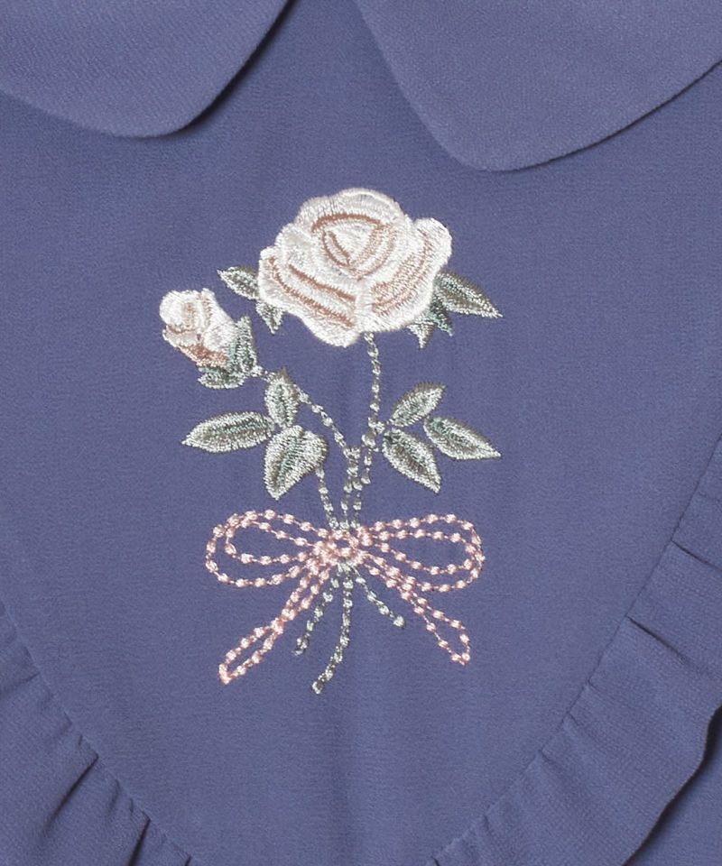Embroidery up (blue)