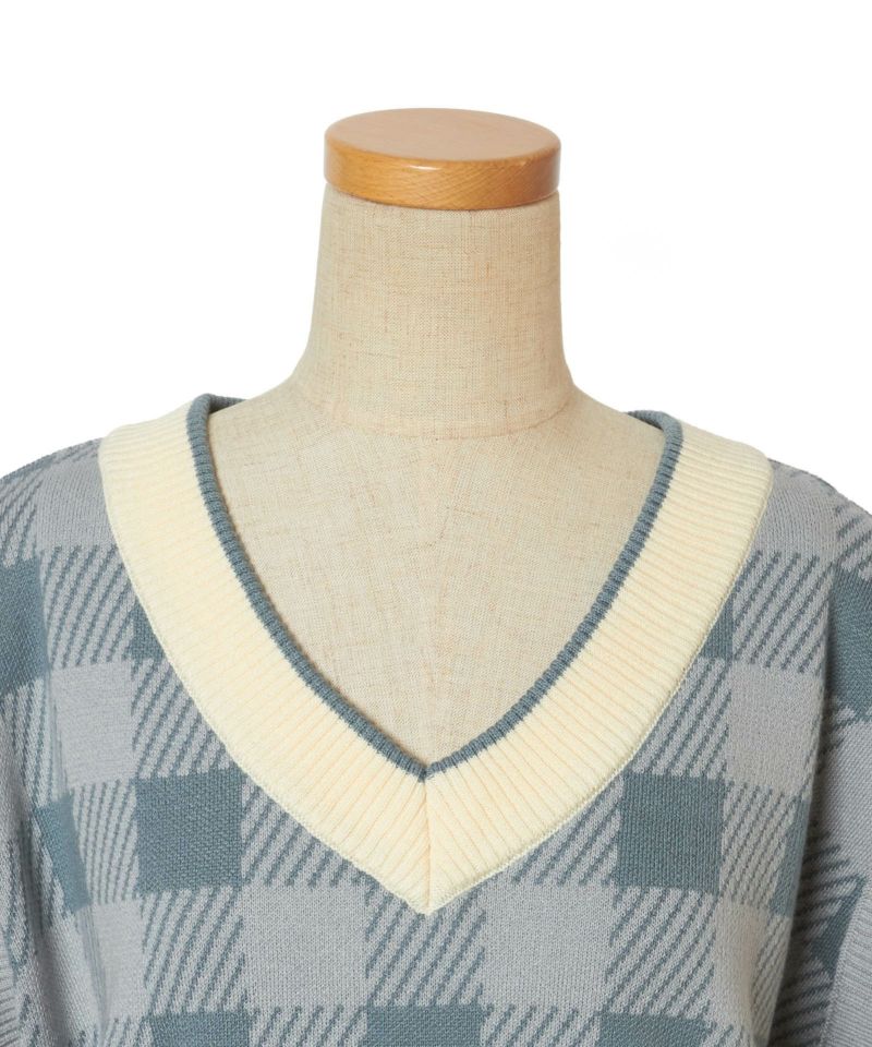 Front up (light blue x white)