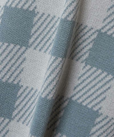 Fabric up (light blue x white)