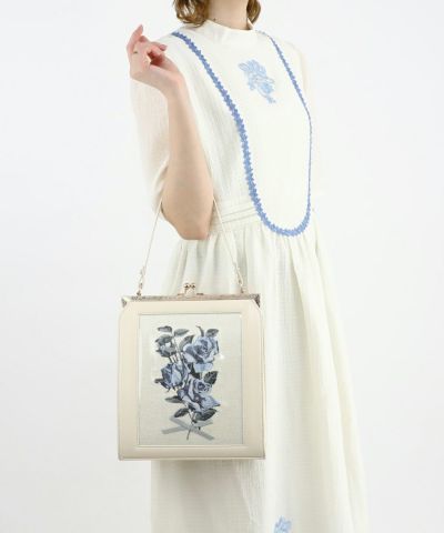 ivory × blue