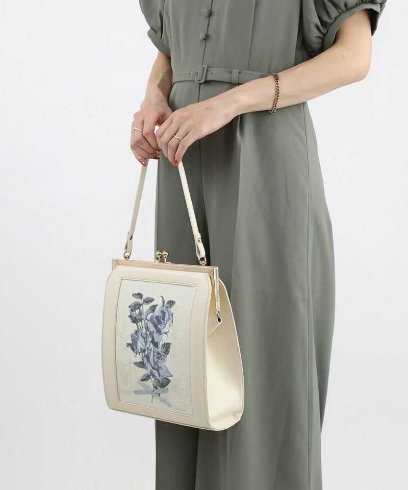 ivory × blue