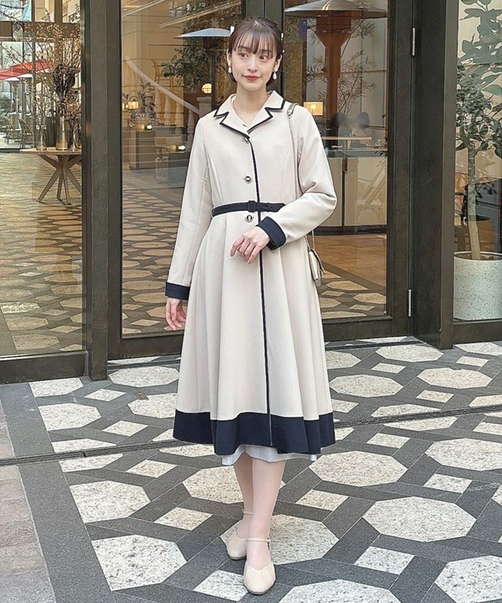 ivory×navy / 165cm