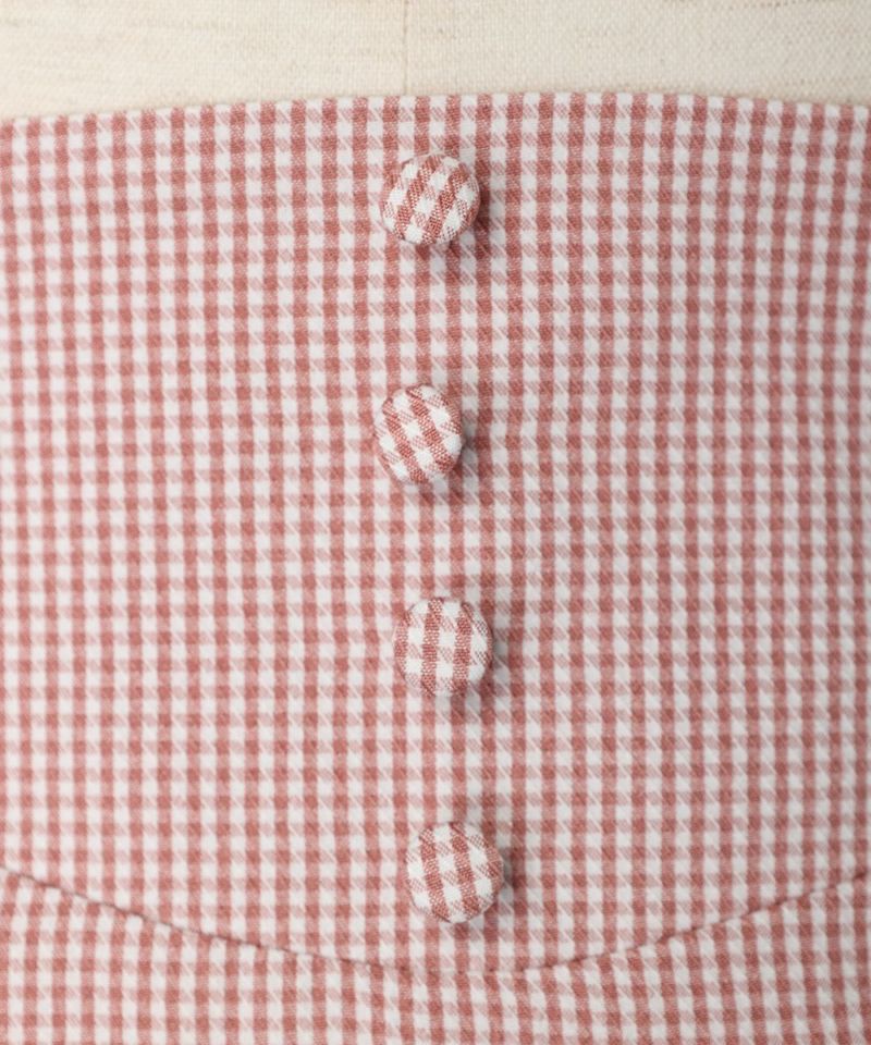 Decorative button (pink×white)