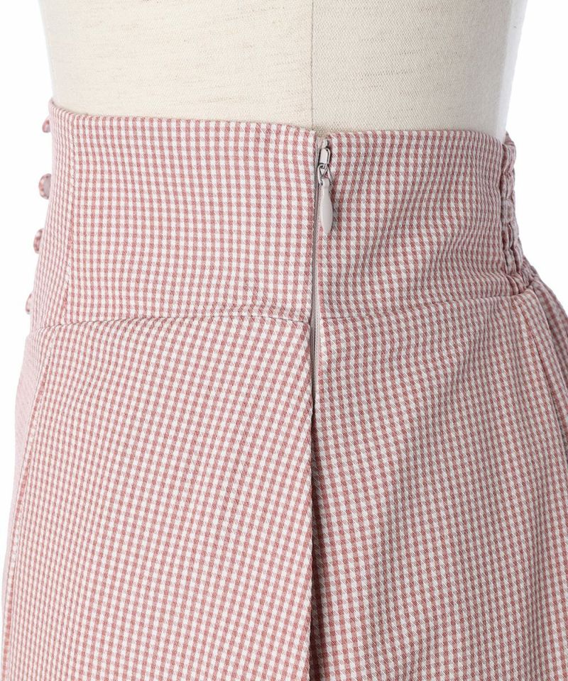 Side zipper (pink×white)