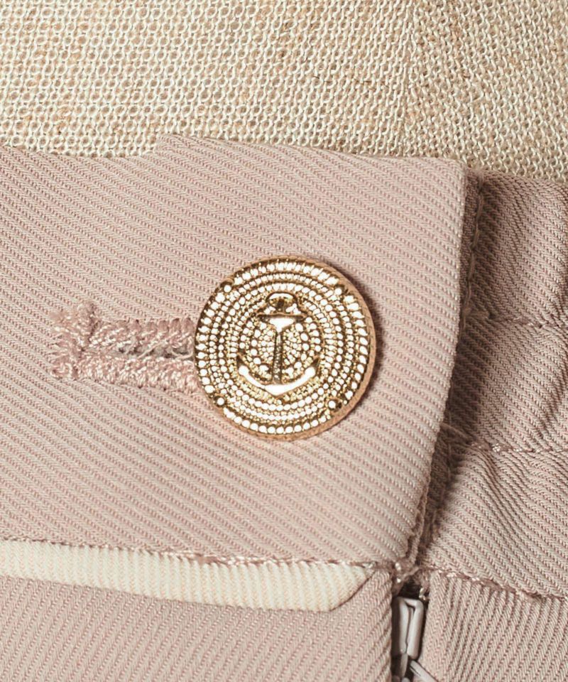 Button up (light pink×white)