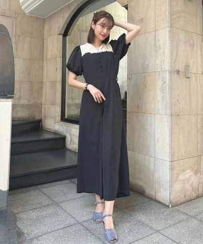 □Cleric lace yoke all-in-one/an another angelus [49BH05q003]