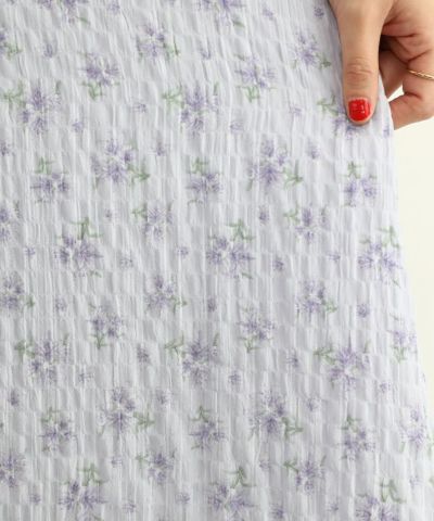 lavender / 165cm / layered with lace inner