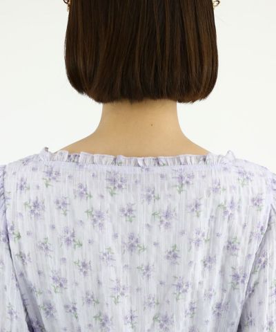 lavender / 165cm / layered with lace inner