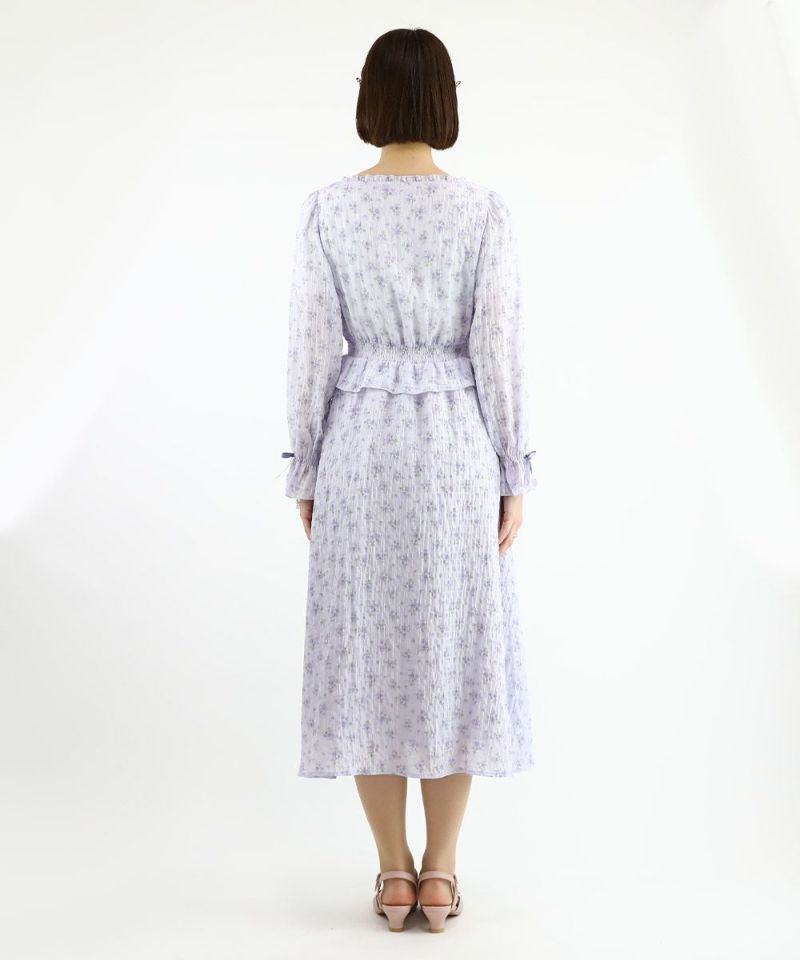 lavender / 165cm / layered with lace inner