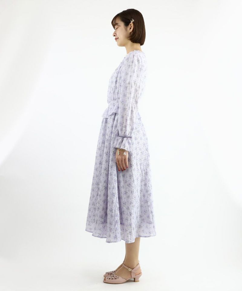 lavender / 165cm / layered with lace inner