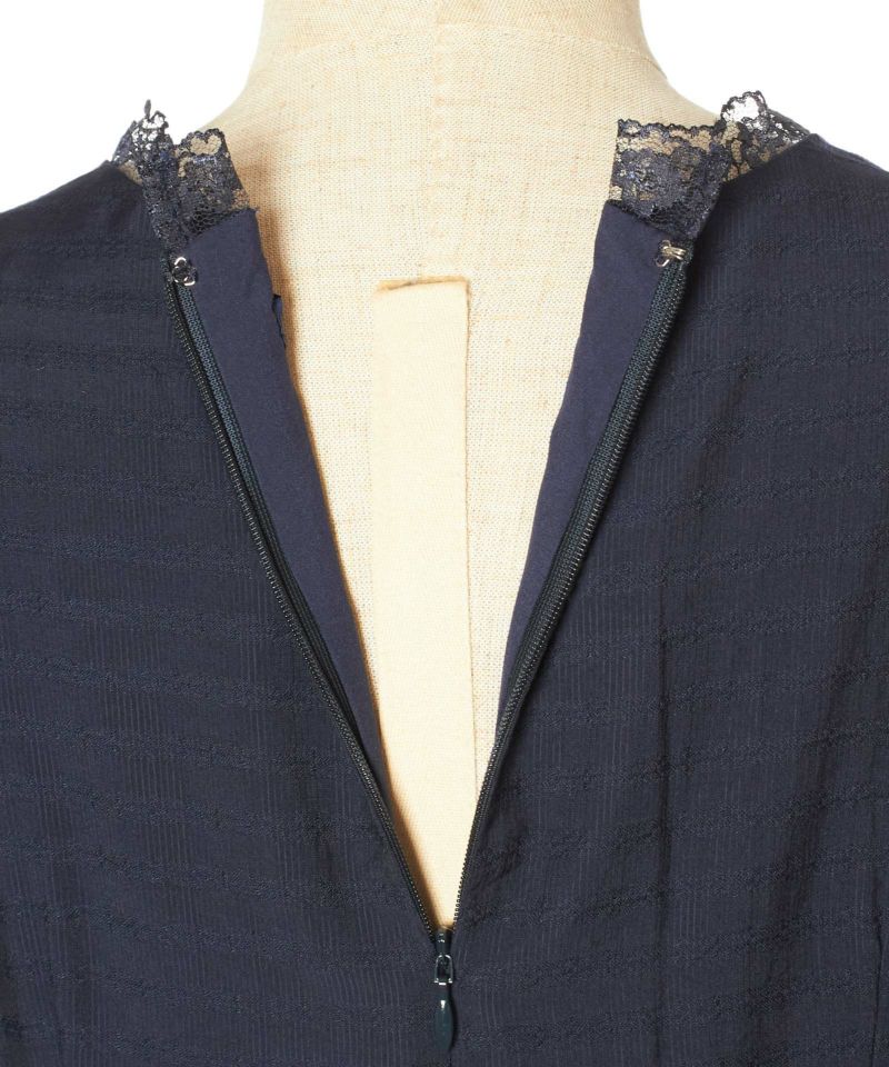 Back zipper (navy)