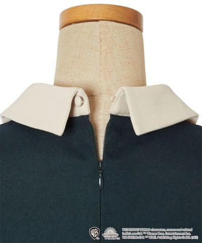 Back button, zipper (green)